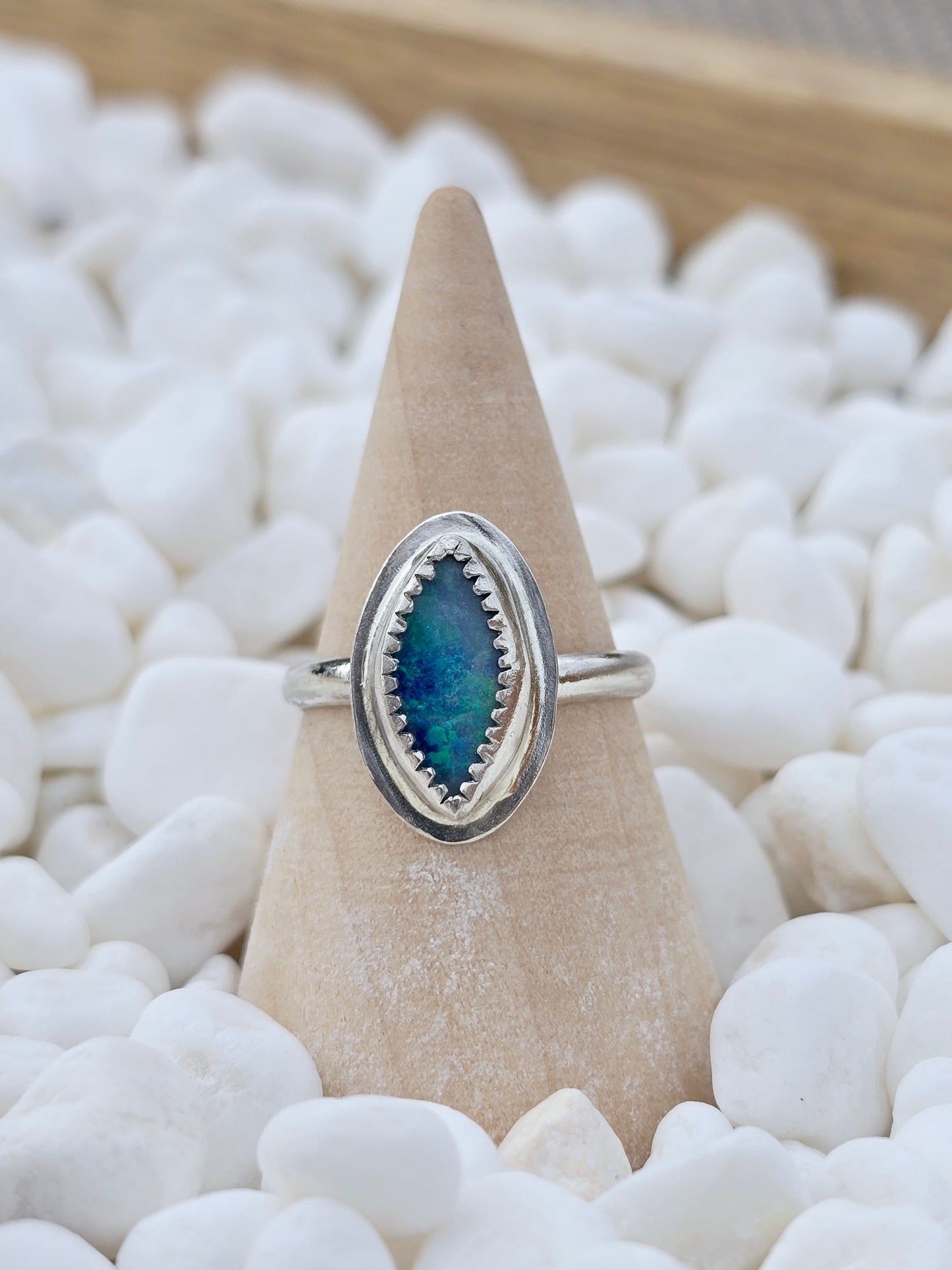 Opal Eye Ring (size 6.25)