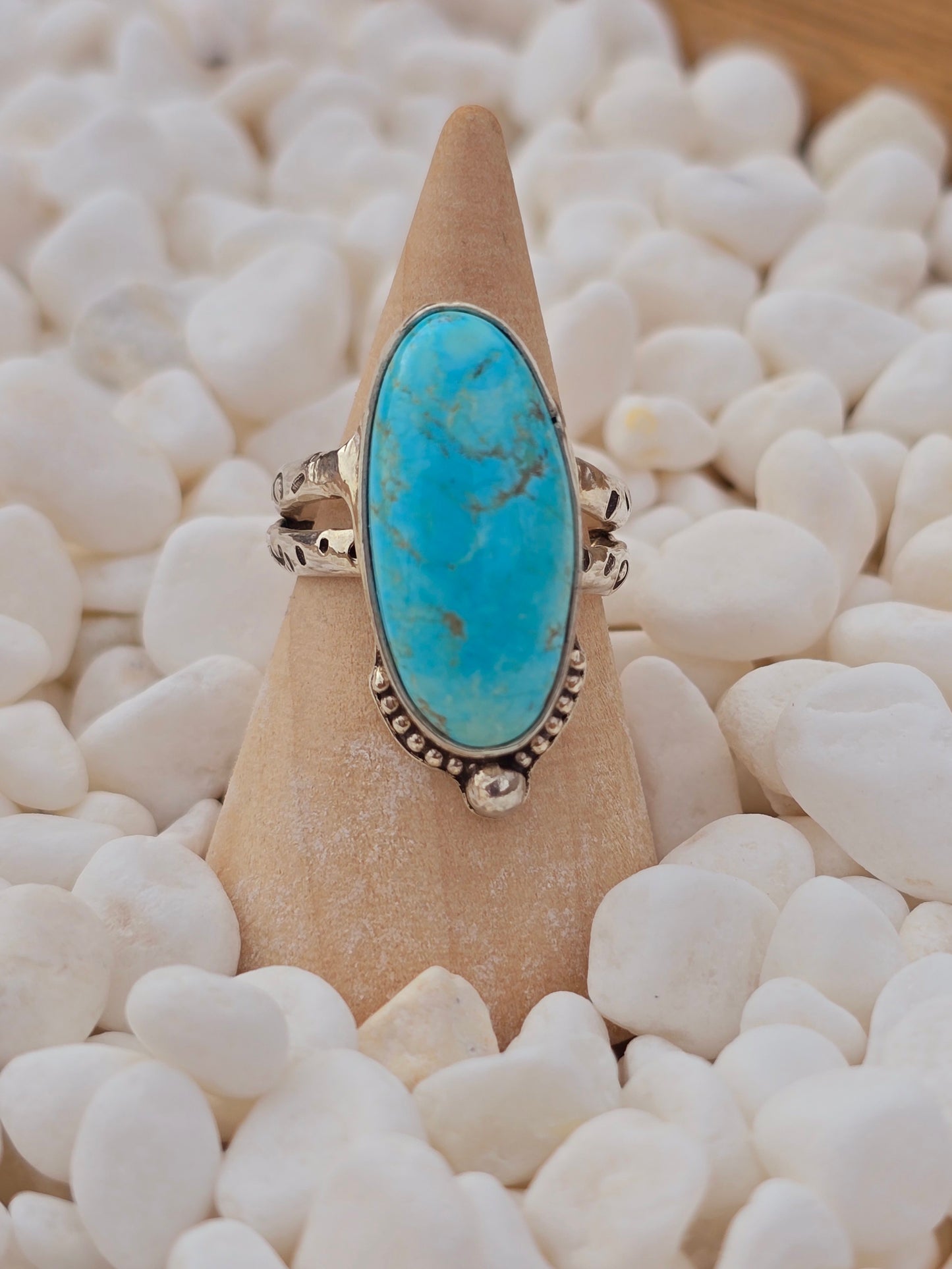 Dancing Blue Hills Ring (size 5.5)