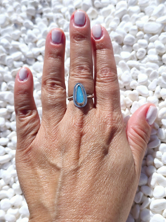 Deep Water Opal Ring (size 6.5)